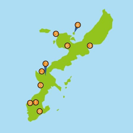 沖縄県の人気スポット